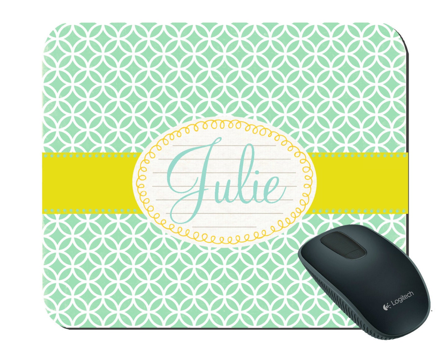 Personalized Mouse Pad Custom Mouse Pad Mouse by RyElleCreations