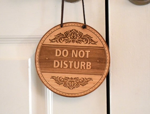 Do Not Disturb Sign Door Sign Wedding Wood Door By Indigoember