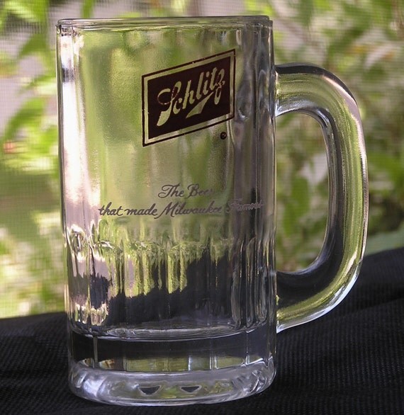 vintage schlitz beer mug