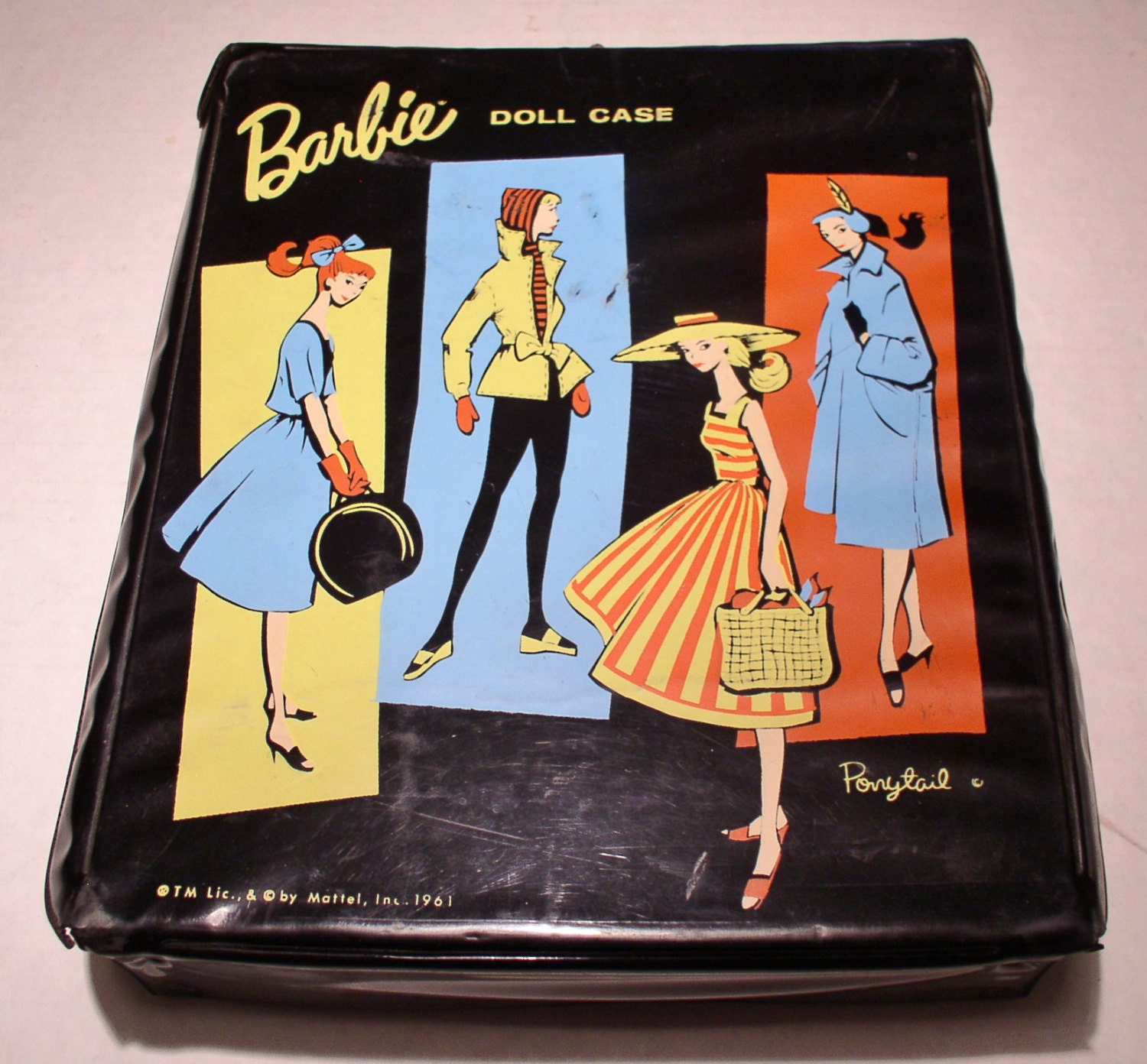 barbie doll case ponytail 1961