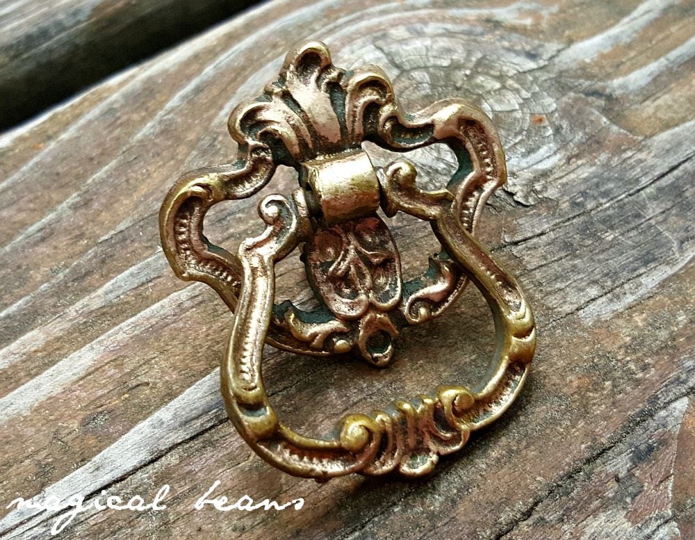 Antique Drawer Pulls Brass Drawer Pulls Gold Drop Pull