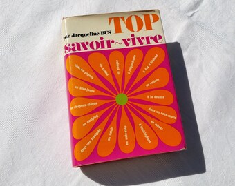 livre de 1960 vintage femme au foyer française « Règles de l’étiquette », « Manuel du savoir-vivre »