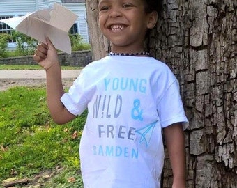 young wild and free t shirt