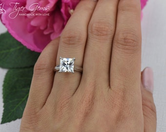 wedding ring settings for 3ct solitair