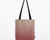 NEW Fall 2016 PANTONE Color Ombre Warm Taupe and Dusty Cedar Tote Bag, Fall Fashion, Style, Fall Colors, F/W 2016,  Fall/Winter 2016