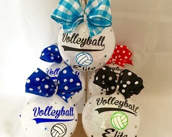 Christmas ornament, Personalized Christmas ornament, Volleyball, Personalized volleyball ornament, team ornament, ornament gift