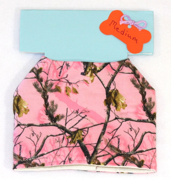 Dog Jacket Pink Camo/Tree Branch Camo Flannel by