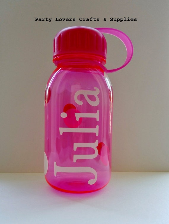 PINK Water Bottle Personalized Gift Personalized Water