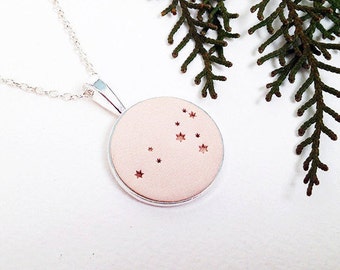 Leo constellation necklace Leo zodiac necklace Leo zodiac jewelry Leo custom constellation Leo jewelry charm Horoscope leo sign Leo pendant