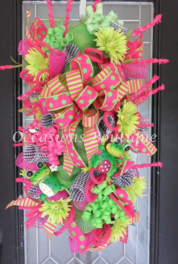 Summer Wreath Summer Door Swag Wreath for Summer Floral