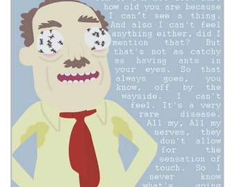 Rick and Morty - Ants in my Eyes Birthday Card