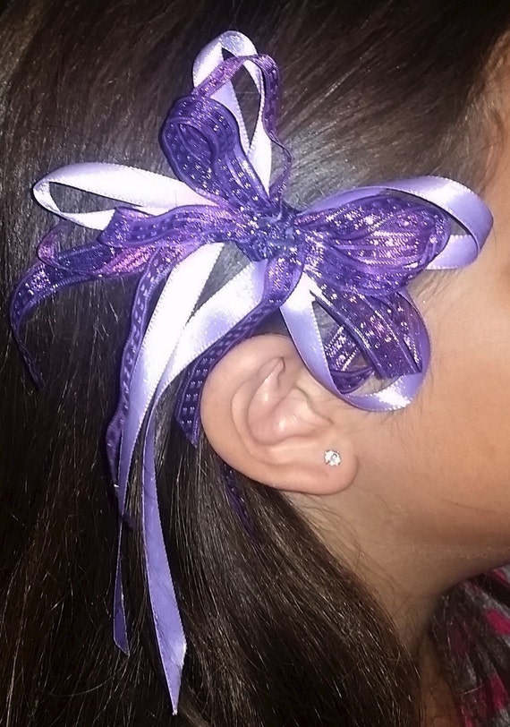 Purple Hair Bow Today's Special Was 5.00 now 3.50