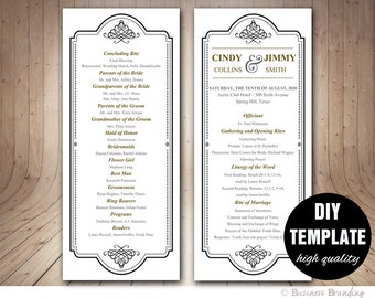 <strong>Layered Wedding</strong> Programs With Ribbon - <strong>Wedding</strong> Ideas Layered wedding program template