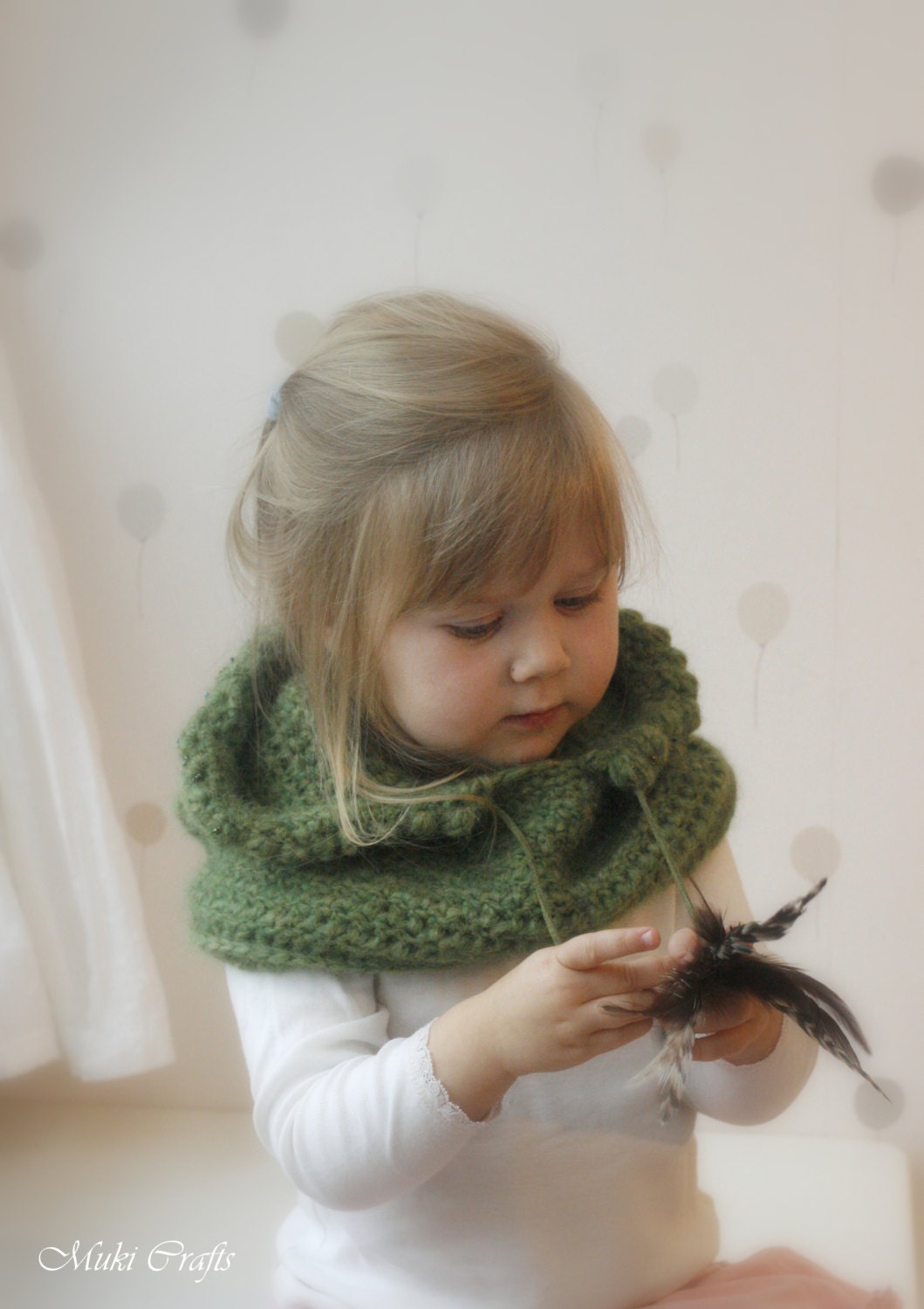 Hooded cowl Eva baby toddler child and adult sizes