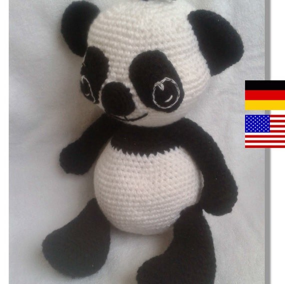 panda bear stuffed animal pattern