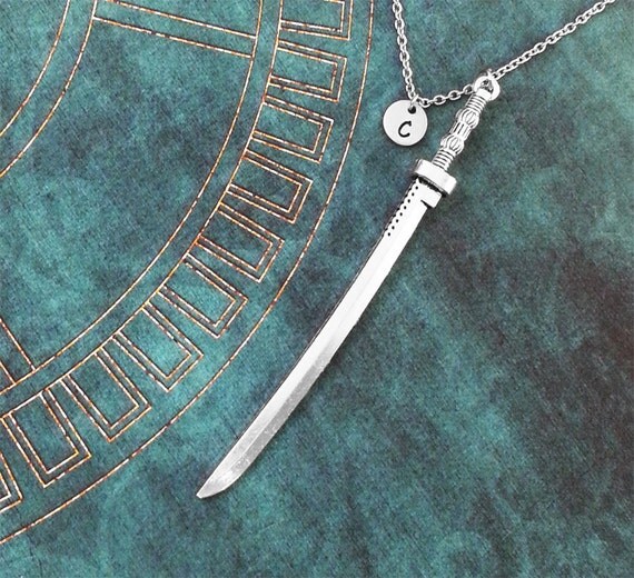 Katana Necklace LARGE Samurai Sword Necklace Japanese Necklace
