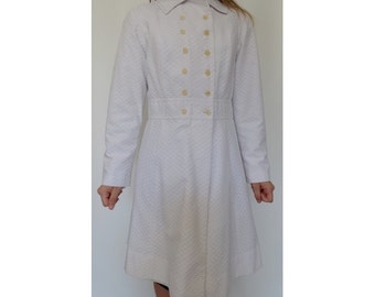 1960s SHABBY CHIC Double Breasted Blazer Jacket //Size Small