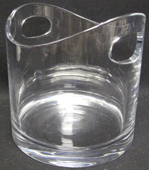 Authentic Tiffany & Co. Crystal Ice Bucket with by PoverelloStore