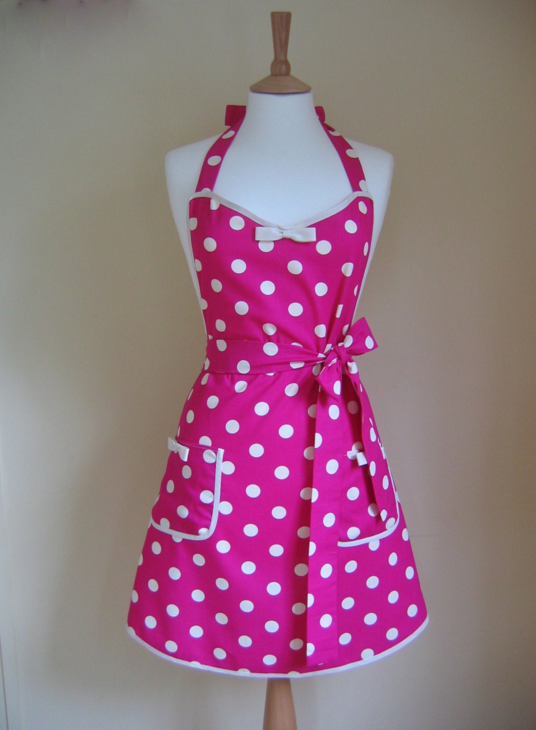 Retro Apron / Handmade Apron / Vintage Style Apron / 1950s