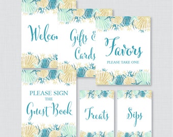 Printable Baby Shower Table Signs Favors Sign by ShowerThatBaby