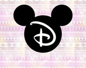 Download Items similar to Disney D Inspired Design SVG, DXF for ...