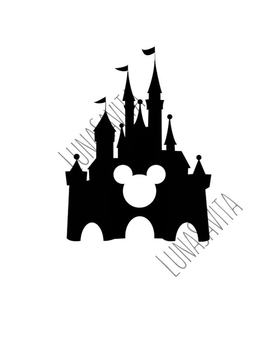 Download Disney Inspired Castle Mickey Mouse Design SVG and DXF JPG