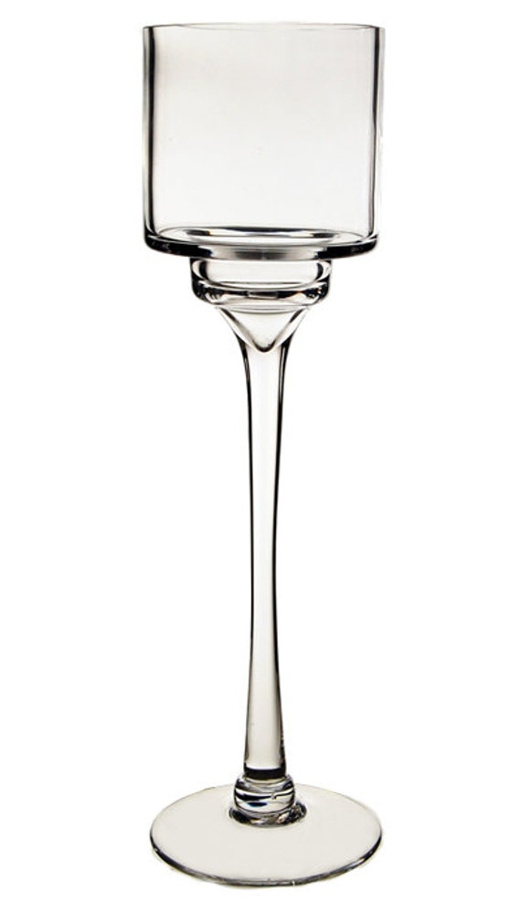 Long Stem Candle Holder with Contemporary and Elegant Style.