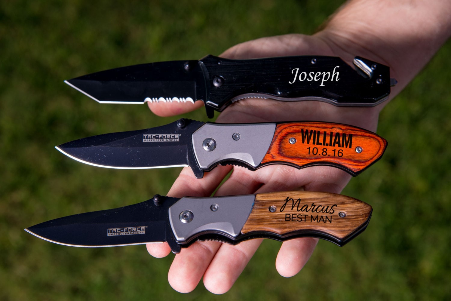 Groomsmen Gift Pocket Knife Hunting Knife Gift for Men