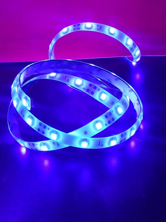 UV Ultraviolet Blacklight LED Strip 1 meter length Great for