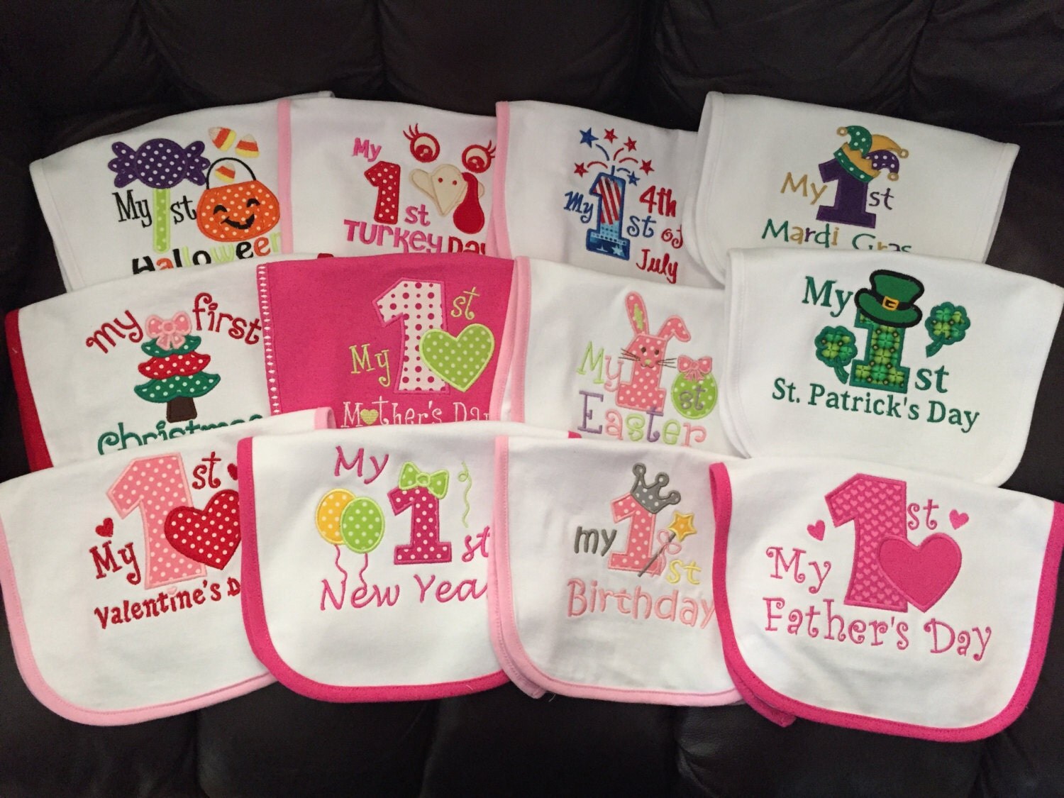 My First Holiday Bib Set