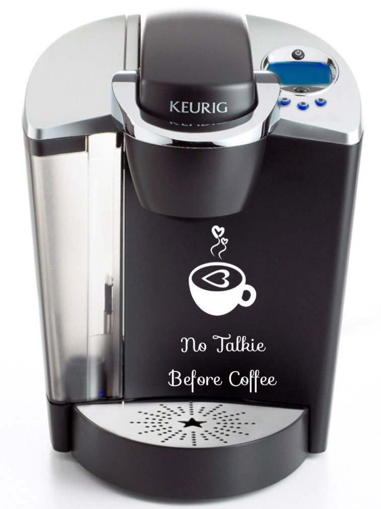 Keurig Coffee Vinyl Decal Sticker Coffee Vinyl by RileyKDesigns