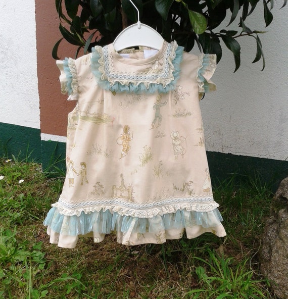 baby girl dusty pink dress toddler shabby chic clothing