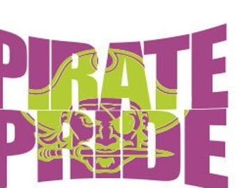 Pirate Pride Knockout SVG File, Svg For Cricut, DXF For Silhouette, Pirate SVG File