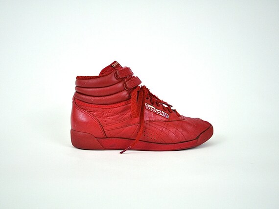 reebok vintage 80s freestyle sneakers