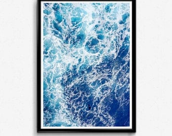 Ocean Print, Ocean wall art, Ocean Printable, Ocean Art, Ocean Waves Art, Ocean Photography, Water Waves Printable, Ocean Waves, Ocean Water