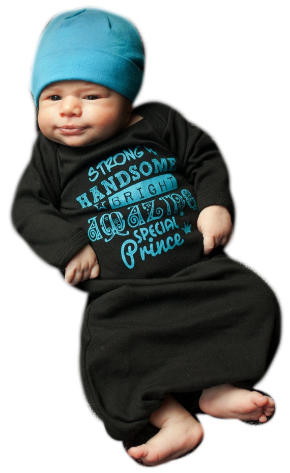 Items similar to SALE Newborn Baby Boys Clothes Hospital Outfit Cool Trendy Boys Black Awesome
