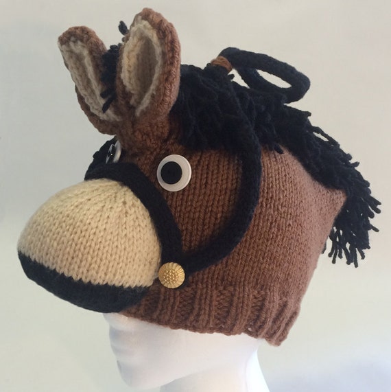 PATTERN Knit Horse Hat