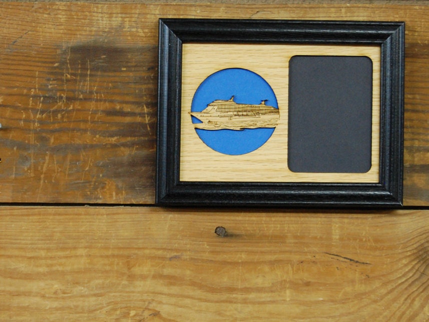 5x7 Cruise Ship Picture Frame Vacation Picture by legacyimages