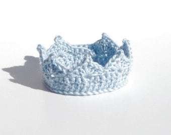 Baby Boy Hat CROCHET PATTERN Baby Boy Hats Crochet Baby Boy Hats Newborn Photography Props Prince Crown Photo Prop Baby Shower Infant Crown