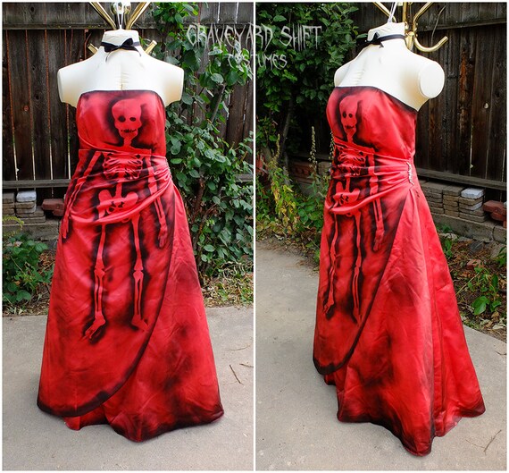 Dead Prom Queen Costume
 PLUS SIZE Zombie Costume Dead Prom Queen by GraveyardShift13