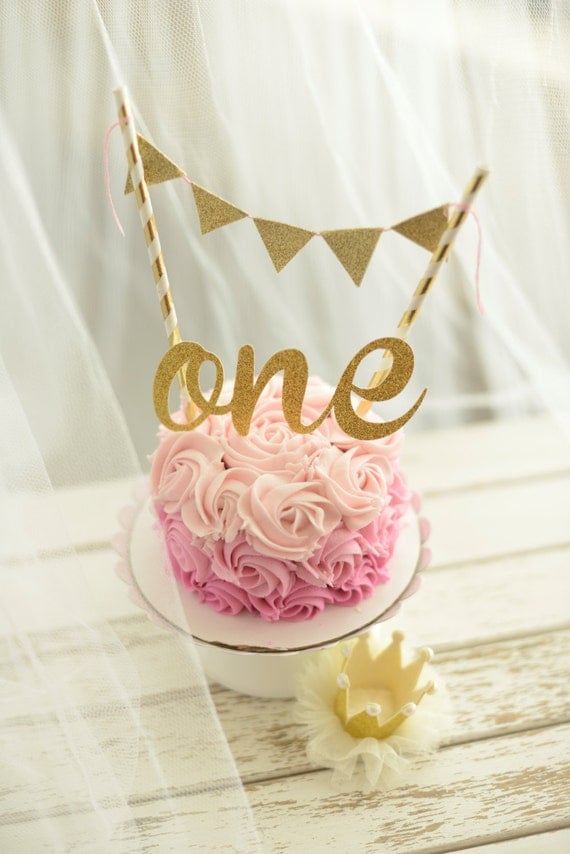 One Cake Topper First birthday cake topper ONE Smash by SmashCaked