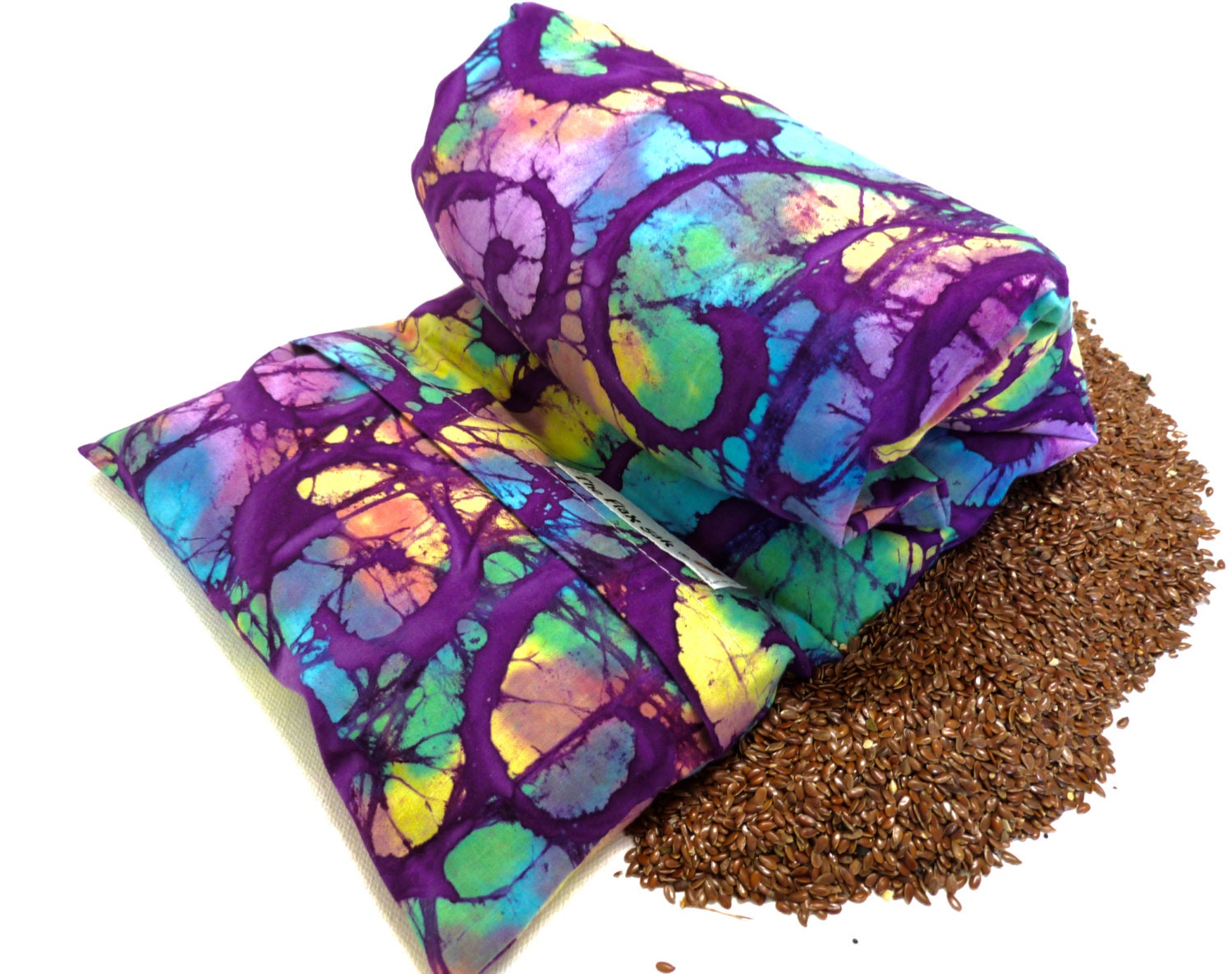 FLAX seed HEATING PAD Microwavable Hot Cold pad