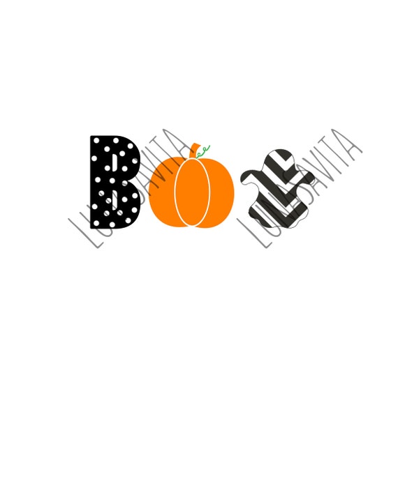 Download Boo Halloween Design SVG DXF Files for Cricut Design Space