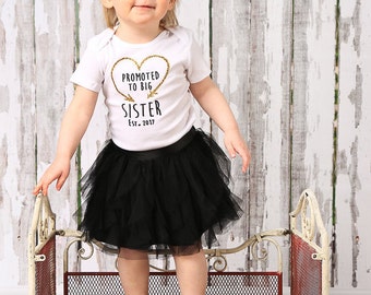 Promoted to Big Sister Glitter Iron On Transfer, DIY, Big Sister Shirt, Pregnancy Announcement, Big Sister Announcement, Effective Date