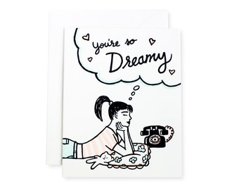 So Dreamy Letterpress Love Card