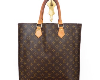 Items similar to Vintage Louis Vuitton Sac Plat Monogram Tote Bag - Made In France - LOW PRICE ...