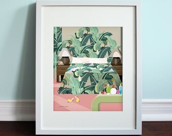 The Golden Girls Bedroom - The Golden Girls, Golden Girls Art Print, TV Sitcom