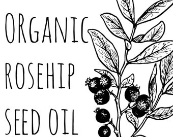 Organic Rosehip Oil | Organic Rosehip Seed Oil | Cold Pressed Rose Hip Seed Oil | Pure Rose Oil | Oily Skin Moisturizer | Anti Aging