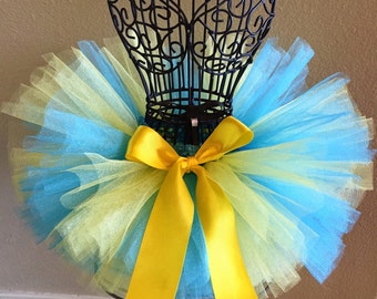 Under The Sea Tutu, Baby Tutu, Toddler Tutu, Little Mermaid Costume, Birthday Tutu, Newborn Tutu, Photo Prop, Flounder Tutu, Halloween Tutu