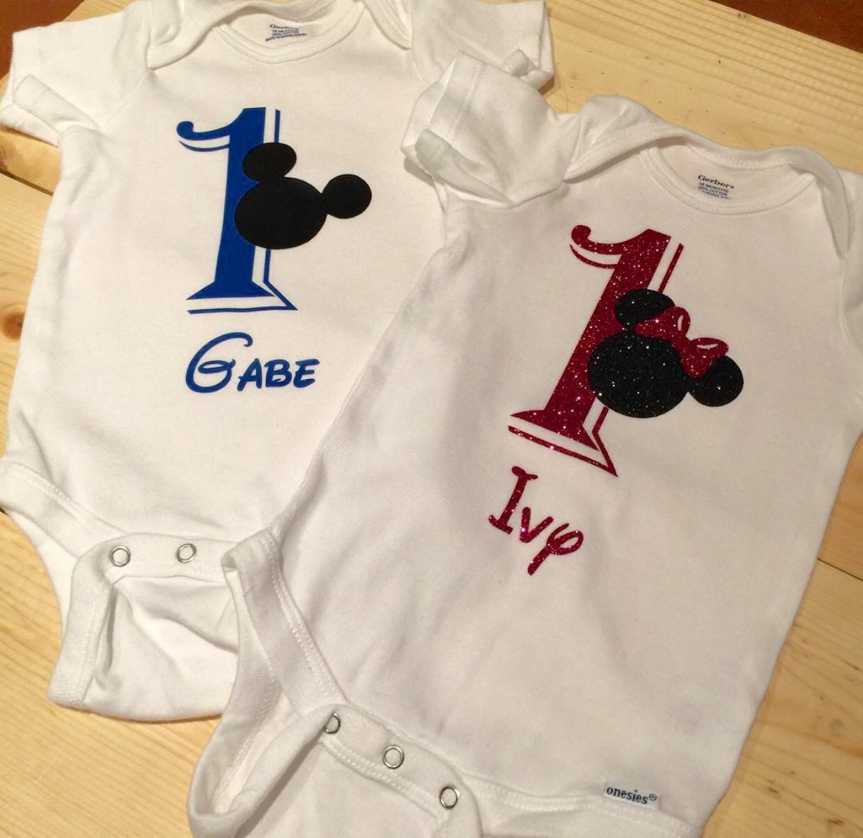 Disney 1st Birthday shirt decals by HollysHive on Etsy